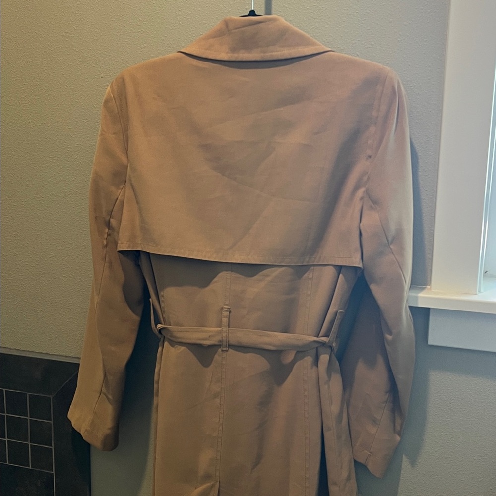 Banana Republic Factory Petite Long Soft Trench Coat - Picture 4 of 5